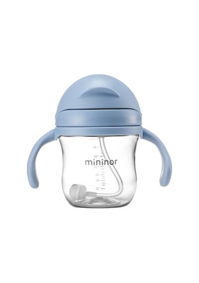 Mininor Tritan Akıllı Alıştırma Bardağı 220 Ml - Nordic Sky Blue - Standart