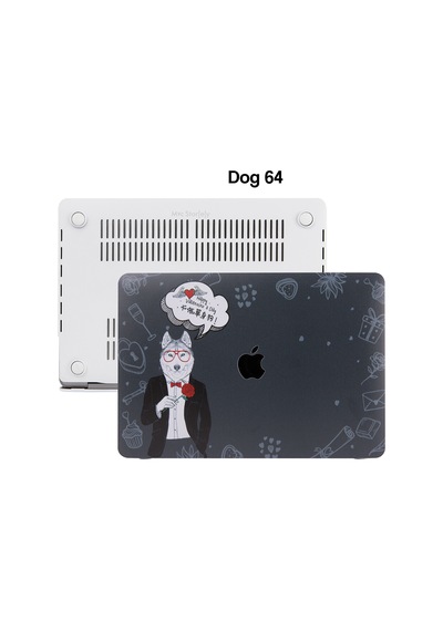 Apple Uyumlu MacBook Pro Kılıf 13inç M1-m2, Dog01nl Type-c'li Model A2338 A2289 A2251 A1706-08 A1989 A2159 İle Beyaz