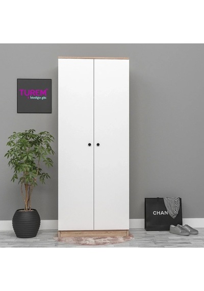 Özel Yapım 2 Kapılı Gardrop Mdf Antrasit Özel Yapım 2 Kapılı Gardrop Mdf Antrasit