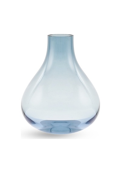 Pasabahce Bulb Vazo 22 Cm Çelik Mavi