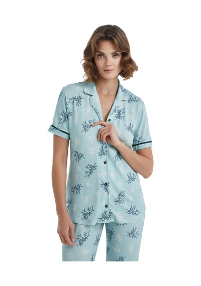 Blackspade Kadın Pijama Takımı 51411 - Mavi