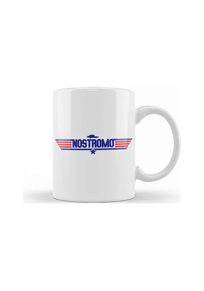 Nostromo Topgun Logo Alien Kupa Bardak Porselen Karışık