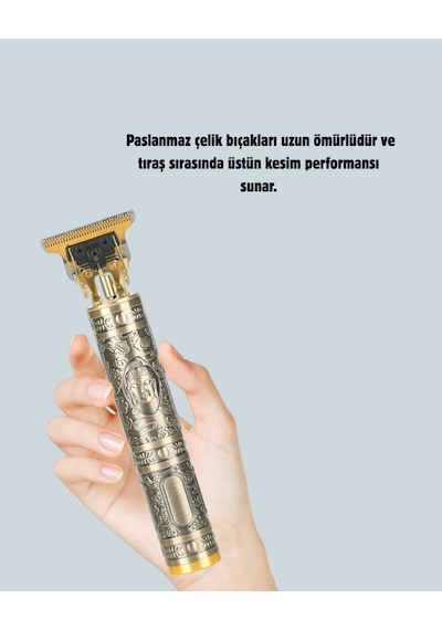 Techmrt Usb Şarjlı Kablosuz Saç Kesme Cihazı