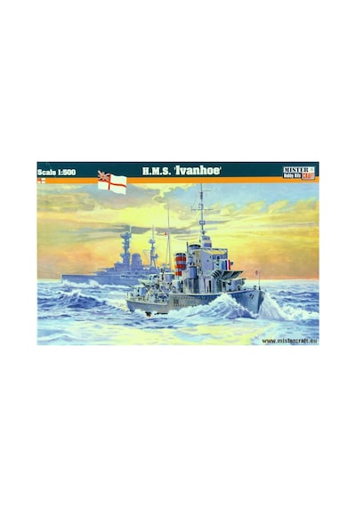 Mistercraft S099 1/500 Hms Ivanhoe Zırhlı Gemi Plastik Model Kiti