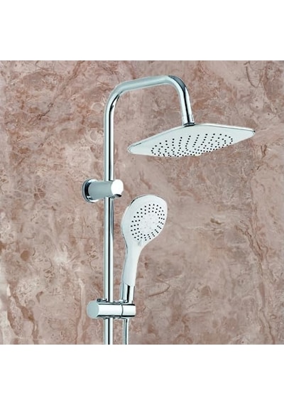 Banyo Tepe Duş Başlığı Beyaz Tepe Duş Başlık Genel