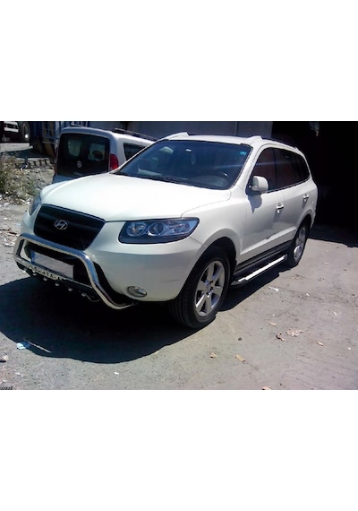 Hyundaı Santa Fe 2006-2012 Ön Koruma- Karterli - Yazı Saclı - 60ø- Cobıa A