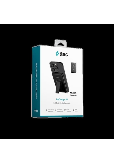 Ttec 2bb239s Powerbank 5000 Mah Magsafe 20 Watt Standlı Hızlı Şarj Renkli