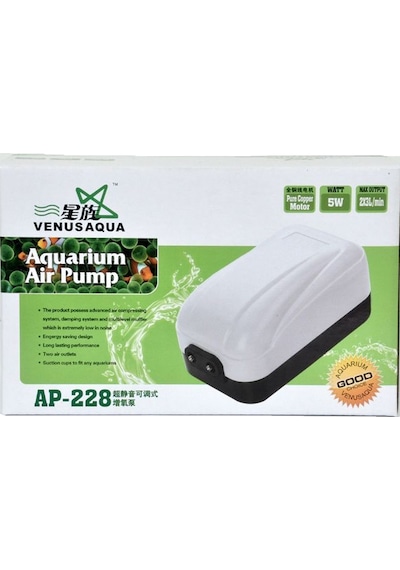 Venusaqua Ap228 Çift Çıkışlı Hava Motoru