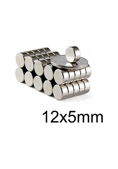 12X5Mm Neodyum Güçlü Mıknatıs - Neodim Magnet