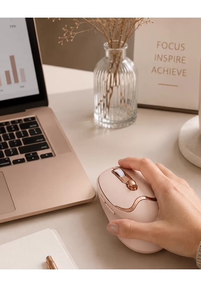 Ergonomik Tasarımlı Kablosuz Mouse Bluetooth Ve Usb Alıcılı Mh-hs8986-4564