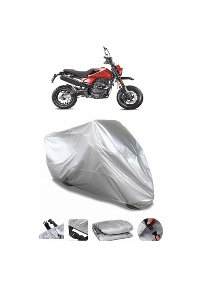 Brixton Crossfire 125 Gri Su Geçirmez Motosiklet Brandası Premium