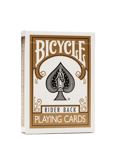 Bicycle Rider Back Gold Oyun İskambil Kartı