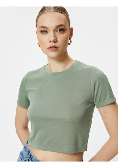 Koton Crop Tişört Kısa Kollu Bisiklet Yaka Modal Karışımlı Ada Çayı 4sak50259ek 4SAK50259EK983 Açık Yeşil Koton Crop Tişört Kısa Kollu Bisiklet Yaka Modal Karışımlı Ada Çayı 4sak50259ek 4SAK50259EK983 Açık Yeşil