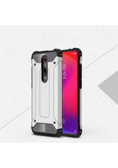 Kilifone - One Plus 7 Pro Uyumlu - Kılıf Çift Katman Koruyucu Crash Military Tank Kılıf - Siyah Siyah