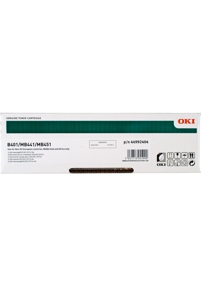 Okı B401 / 451 Siyah Toner / B401 / 441 / 451 44992404