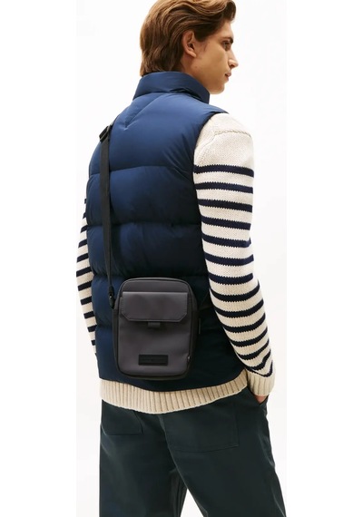 Tommy Hilfiger Th Seasonal Mını Rep, Pa7 Gri Erkek Çapraz Çanta