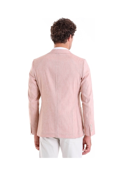 Hatemoğlu Kahverengi Slim Fit Düz Sivri Yaka Casual Keten Ceket Kahverengi Hatemoğlu Kahverengi Slim Fit Düz Sivri Yaka Casual Keten Ceket Kahverengi