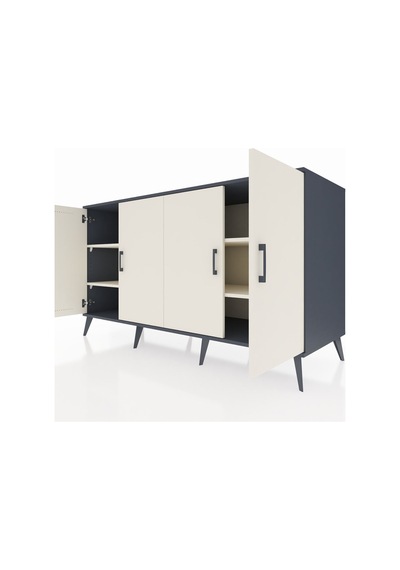 Kronos Konsol 4 Raflı 4 Kapaklı 176x59x99 Antrasit-aytaşı Aytası/aytası - Antrasıt Kronos Konsol 4 Raflı 4 Kapaklı 176x59x99 Antrasit-aytaşı Aytası/aytası - Antrasıt