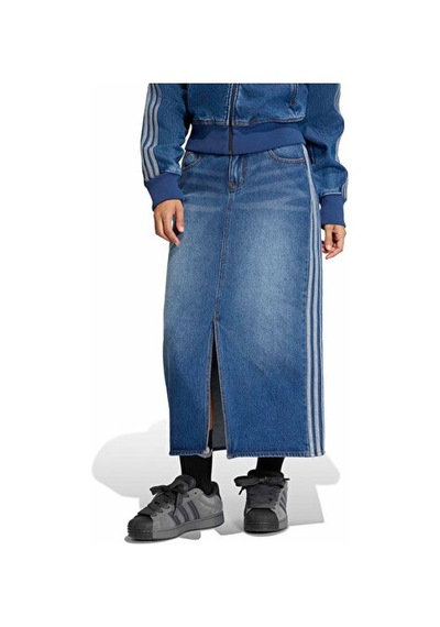 Adidas 3s Sk Denim Kadın Günlük Etek Kd2908 Mavi