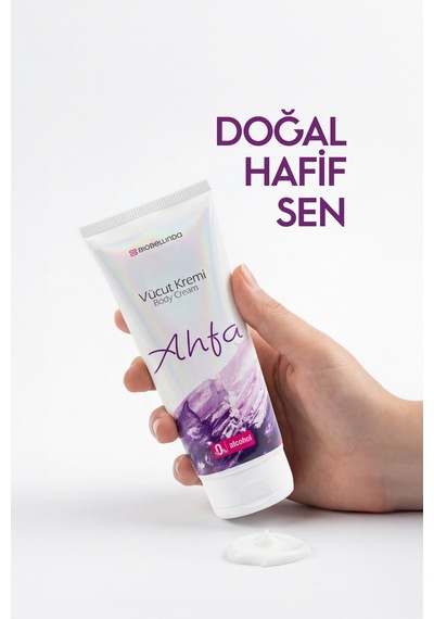 Doğal Ahfa Vücut Nemlendirici Ve Bakım Kremi Tam Koruma Sağlar 200 Ml