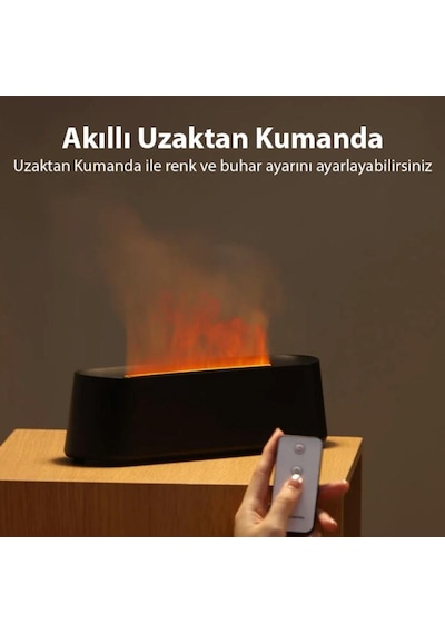 Zhltools A3 Ev Ve Ofis İçin Alev Difüzörü Ve Ultrasonik Hava Nemlendici