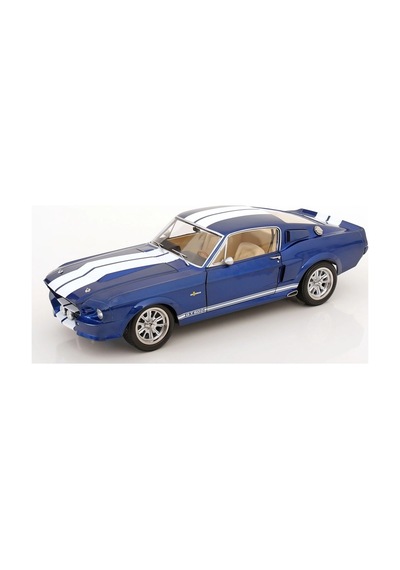 Kk Scale 1:12 Ford Mustang Shelby Gt500 1967 Blaumetallic/weiß