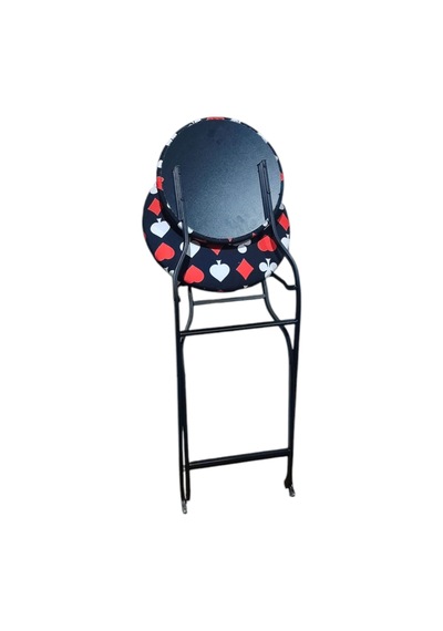 Katlanabilir İskanbil Desenli Metal Sandalye