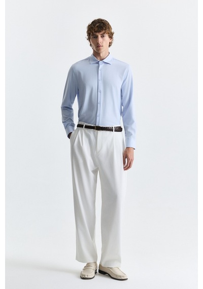 Antioch Comfort Slim Fit Gömlek Bebe Mavi