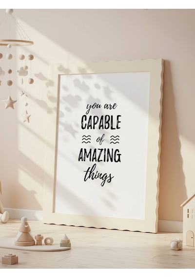 Capable Amazing Dijital Baskı Poster Çerçevesiz