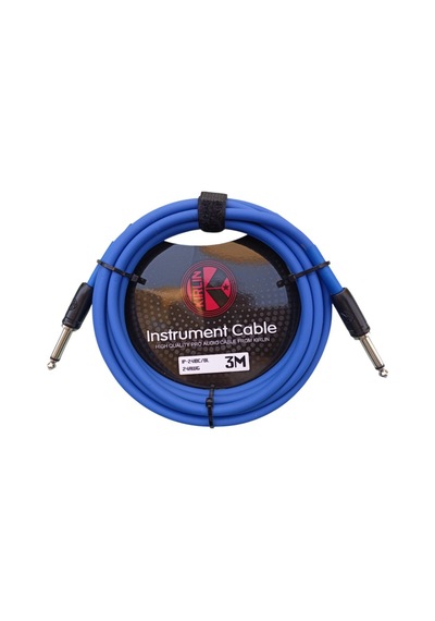 Kirlin Ip-241bl Gitar Kablosu 3 Metre Enstruman Kablosu Mavi 24 Awg Pro Audio Cable