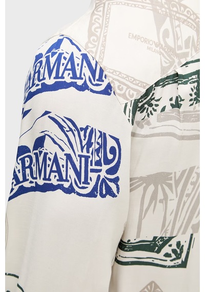Emporio Armani Erkek Gömlek Em005762 Af13285 Fz033 Bej Bej