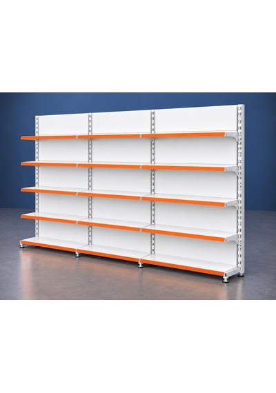 Market Rafı Ekonomik 3'lü Bazasız Duvar Ünitesi- 40a/30 4 - H:220 Cm 40x90 Cm-antrasit Gri Çok Renkli