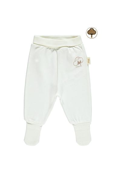 Civil Baby Bebek Organik Çoraptolon 1-9 Ay Ekru