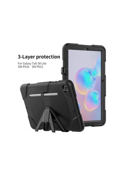 Samsung Uyumlu Galaxy T500 Tab A7 10.4 Kılıf Griffin Tablet Kapak - Siyah Evimdeyokyok