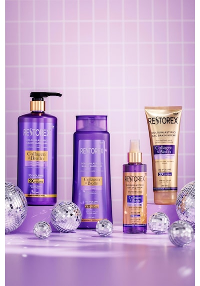 Restorex Dolgunlaştırıcı Sıvı Saç Kremi Kolajen & Biotin 200 Ml