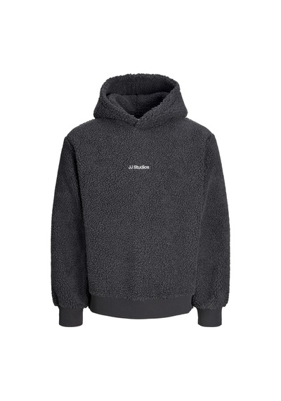 Jack & Jones Soho Teddy Erkek Gri Polar Sweatshirt 12298477-asp