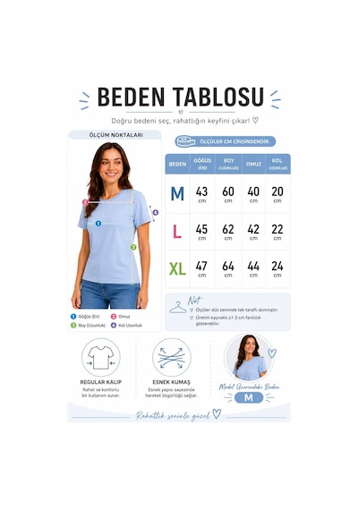 Tenra Kadın Basic Tişört Bisiklet Yaka Kısa Kol Premium Pamuklu Beyaz
