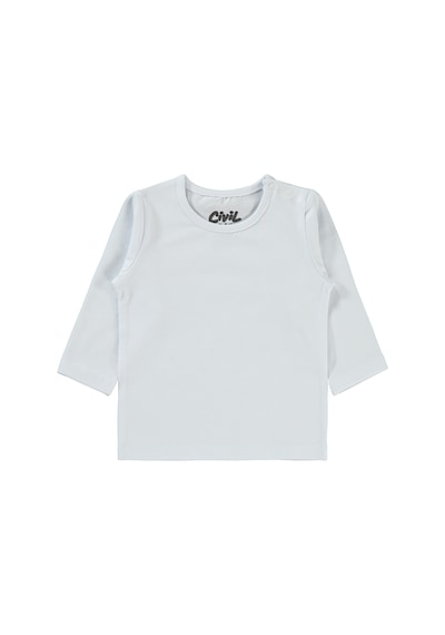 Civil Baby Kız Bebek Sweatshirt 6-18 Ay Beyaz 19958733223w1-13 Beyaz