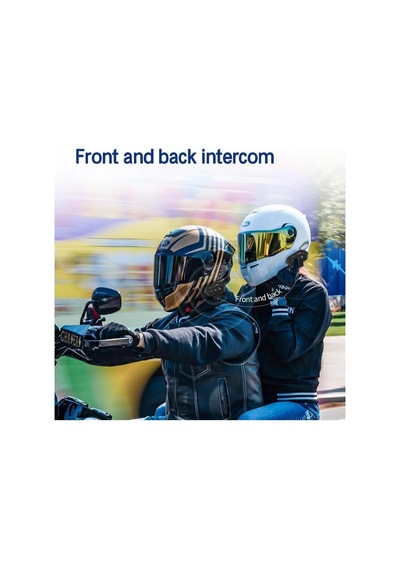 Bt-12b Motosiklet Bluetooth Intercom, Su Geçirmez, Kulaklık Ve Mikrofon Seti