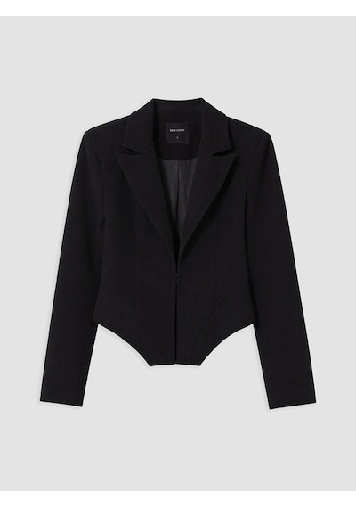 Lcw Vision Siyah Asimetrik Kesim Kadın Blazer Ceket