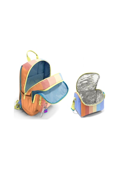 Coral High İlkokul Ve Ortaokul Sırt Çantası Ve Beslenme Seti - Kız Çocuklar İçin Turuncu Sarı Mavi Renkli Çizgili Turuncu - Sarı Coral High İlkokul Ve Ortaokul Sırt Çantası Ve Beslenme Seti - Kız Çocuklar İçin Turuncu Sarı Mavi Renkli Çizgili Turuncu - Sarı