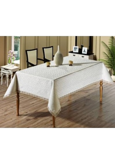 Fransız Dantelli Kdk 160x300 Masa Örtüsü