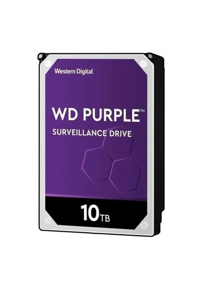 Wd Purple 10tb 7200rpm 256mb Sata3 6gbit/sn Wd102purx 7/24 Hdd