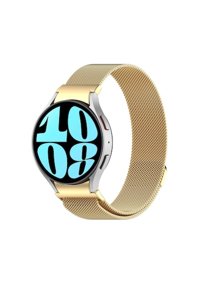 Galaxy Watch 6 Classic 43mm Uyumlu Krd-01 Metal Zore Kordon-gri
