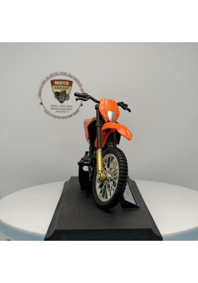 Ktm Enduro Cross - 1:18 Ölçek 12cm Kutulu Standlı Diecast Motosiklet Modeli