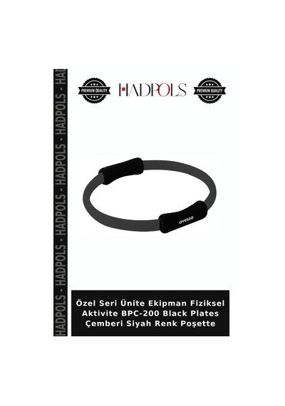 Özel Seri Ünite Ekipman Fiziksel Aktivite Bpc-200 Black Plates Çemberi Siyah Renk Poşette