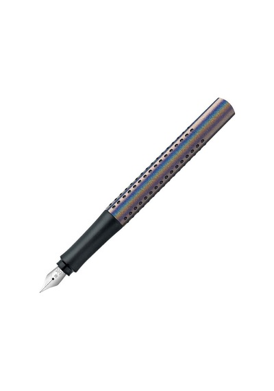 Faber Castell Grip Dolmakalem M Uç Gri Işıltılı Çok Renkli