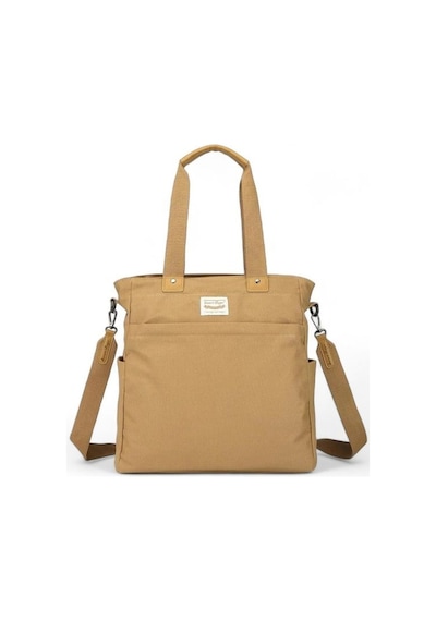 Smart Bags Kanvas Camel Kadın Omuz Çantası Smb1309 001
