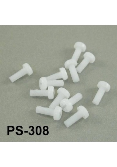 M3X8 MM Plastik Vida - 1 Adet
