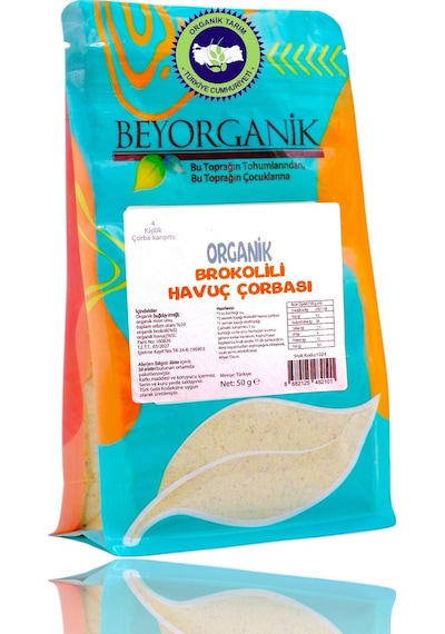 Organik Brokolili Havuç Çorbası 50 G 10 Dakikada Hazır